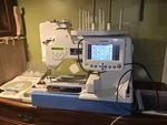 Janome Mb-4 Embroidery Machine & Accessories 4 Needle Tested Works!. Fixed Price $2500.00.