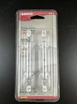 Satco S3433 2/card 120v 500-watt T3 R7s Base Light Bulb, Clear. Fixed Price $13.50.