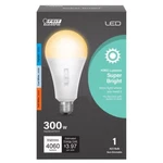Feit A23 E26 (medium) Led Bulb Adjustable White 300 Watt Equivalence. Fixed Price $22.95.