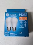Ge Refresh Led 40w Hd Light Bulbs For Ceiling Fan 320 Lumens Frosted 2 Pack. Fixed Price $4.90.