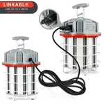 Kukuppo 100w Led Temporary Work Light Construction Lights Jobsite 14500lm. Fixed Price $71.47.