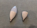 Wiz Smart Led Candelabra Bulbs (b12) - Rgb Color & Tunable White, Wifi, 2-pack. Fixed Price $12.00.
