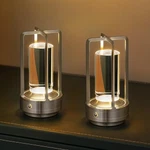 Umlaen Rechargeable Table Lamp Cordless, 3 Color Crystal Stepless Dimming, F. Fixed Price $66.57.