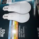 Ecosmart 9.6w = 60w Dimmable Led Light Bulb A19 With Select Color (12 Bulbs). Fixed Price $19.95.