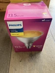 Philips Yellow Led Party Light Bulb 13.5w Par38 Outdoor Dimmable Bug Nib New. Fixed Price $17.99.
