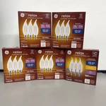 (15 Bulbs) Ge Relax Led 25w Equiv 2.5w Cac Candelabra Base Clear Soft White. Fixed Price $34.95.