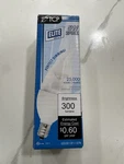 Lot Of 2 Tcp 5w Dimmable Decorative Clear Led Bulbs - E12 Candelabra Base-. Fixed Price $25.00.
