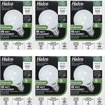 Pack Of 6 Halco Prolume 9w Decorative Globe G25 Cfl Bulb - Warm White, 40w Equiv. Fixed Price $19.99.