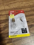 Satco 6w S6 2pk Clear Bulb Open Pacckage 1 Of 2 Bulbs Included. Fixed Price $7.50.