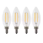 60-watt Equivalent B10 E12 Candelabra Dimmable Filament Cec Clear Glass Chandeli. Fixed Price $29.49.