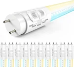 Sunco 10 Pack 4ft Led Tube Lights, 18w, 2200lm, Cct Selectable, Ul Listed. Fixed Price $156.99.