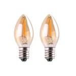 Sphoon C7 Led Night Light Bulb, 2 Count (pack Of 1), Amber Glass 2200k. Fixed Price $13.32.