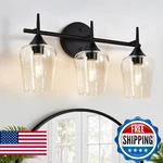 Mokatng 3-light Bathroom Light Fixtures, Black Vanity Lights For With C. Fixed Price $127.73.