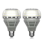 2 Pcs 22w=200w Led Light Bulb 3000lm 5000k Clear White For Home Lighting Sansi. Fixed Price $16.59.
