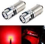 Phinlion 57 Ba9 Ba9s Led Red Bulbs, Super Bright 12v 53 1816 1893 1889. Fixed Price $19.45.