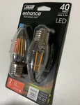 Feit Electric B10 Base Dimmable Filament Soft White Chandelier Led Bulb. Fixed Price $12.99.