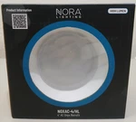 Nora Lighting 4" High Lumen Ac Onyx Retrofit 3000k Noxac-43130ww/hl. Fixed Price $18.00.