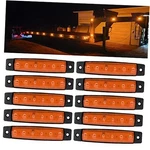 10x 12v 6 Led 3.8" Truck Bus Boat Trailer Rv Side Marker Indicators Amber. Fixed Price $21.53.