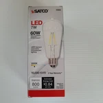 Satco S9895 (6 Pack)7w Led/30k 120v 7 Watt St19 Vintage 60 Replacement 30k. Fixed Price $28.50.