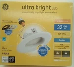 Ge Ultra Bright White 5-in/6-in Switchable Round Dimmable Led Recessed Downlight. Fixed Price $11.69.