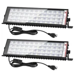 Zhpingmx 2pack 120w Led Shop Light 11000lm, Plug In Garage 120w-2p, Black. Fixed Price $42.29.