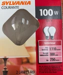 Sylvania Light Bulb (2 Pack) 100 Watt - 120 Volt A19 E26 Base. Fixed Price $12.99.