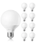 Edishine 8 Pack G25 Led Globe Light Bulbs Cri90+, Vanity 5w 5000k. Fixed Price $22.99.