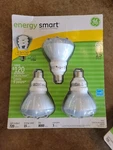Ge Energy Smart Warm Soft Light Bulbs - Model #28909 R30- 15 Watts (3 Bulbs). Fixed Price $25.00.