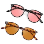 2 Pack Indoor Fluorescent-41 Pink & Outdoor Fluorescent-60 Brown Round Tinted.... Fixed Price $58.12.