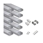 Hunhun 10-pack 3.3ft/1meter U Shape Led Aluminum Channel System With Milky Co.... Fixed Price $47.51.