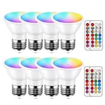 Ilc Par16 Led Light Bulbs 40 Watt Equivalent Color Changing E26 Screw Beam An.... Fixed Price $43.21.