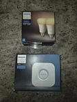 Philips Hue A19 60w Led With Wireless Bulb Starter Kit White. Fixed Price $60.00.