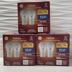Ge Relax Led Hd Light Soft White A19 1600 Lumens 100w Replacement 15w Gu24 Base. Fixed Price $35.10.