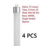 4pc Halco 82987 T5fr25/840/byp/ho/led Led T5 Linear Light Tube 48in 25w 4000k. Fixed Price $65.00.