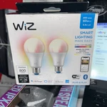 Wiz Smart Bulb Colors A19 Led 60w Eq 8.8a19 Rgb Dimmable Wi-fi Spacesense-2pk. Fixed Price $16.99.