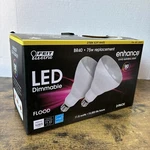 Feit Br40 Led Flood Lights 75 Watt Soft White Dimmable Qty 2 Enhance Vivid. Fixed Price $14.99.