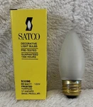 Satco S3296 60 Watt-120v Frosted Torpedo Standard(regular) Base Discontinued. Fixed Price $7.95.