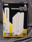 10 Pack Feit Electric Pl13/41 Tube 13w 2 Pin Cool White Fluorescent Compact New. Fixed Price $24.99.