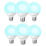 Bubo Vanity Light Bulbs 60 Watt Equivalent, Bathroom 6 Pack, Daylight White. Fixed Price $25.38.