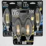 New Feit B10 Led Chandelier Bulbs 6 Pk 100w Eq Day & Cool 1000 Lumens Light E12. Fixed Price $27.99.