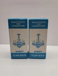 2x Flair Bulb 40f15a / Am 40w Chandelier Bulb, Standard Base, Amber 6106/6 1. Fixed Price $5.60.