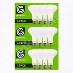 12 Pack Greenlite 65w Equivalent Led 8w Dimmable Br30 Floodlight. Fixed Price $27.99.
