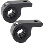 Motorcycle Bull Bar Mounting Bracket 2pcs Horizontal Light Mini, Black. Fixed Price $17.54.