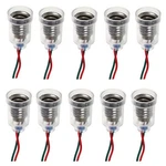 Gutreise 10 Pack Led Screw-mount E10 Small Bulbs Holder With Wire Socket For .... Fixed Price $14.59.