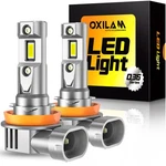 Oxilam H11 H8 H9 Led Headlight Fog Light Bulbs 900% Brightness 70k Hr Lifespan. Fixed Price $58.99.