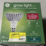Ge Grow Light Led Advanced Red Spectrum For Indoor Plants. Fixed Price $32.50.