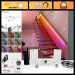 Motion Sensor Led Stair Light Kit - 16.4ft Rgb Cuttable Indoor Strip Lighting. Fixed Price $89.99.