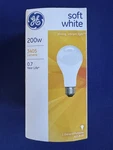 Ge Soft White 200 Watt 3405 Lumen A21. Fixed Price $24.95.