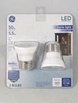 Ge Led Spot Light Bulbs, Warm White, Clear, 385 Lumens, 5.5-watts, 2-pk.. Fixed Price $13.99.