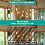 4-pack Vintage 8w St64 Led Edison Light Bulbs 100w Equivalent, 1400lm E26 Lig.... Fixed Price $24.95.